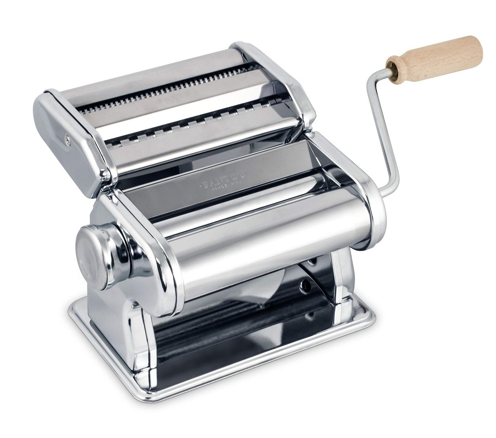 Fante’s Double Cutter Classic Pasta Maker, 150 Pasta, Chrome