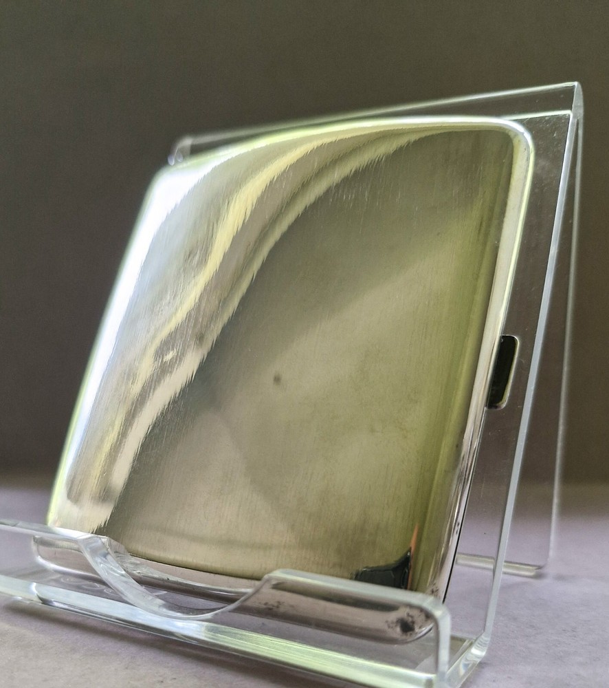 Chinese export T90 silver cigarette case by Wang Hing c1880