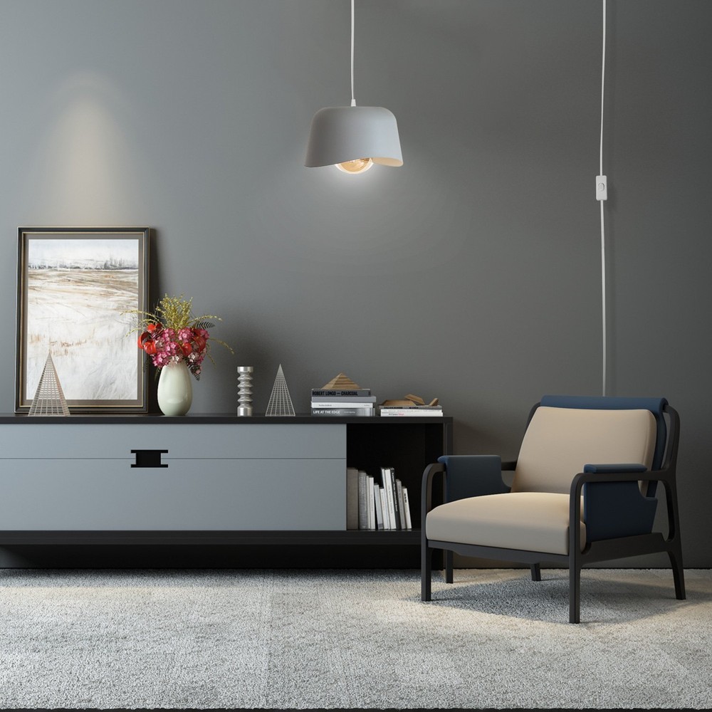 12ft Hanging Light Socket Extension Cord For E26/E27 Pedant Lantern Lights