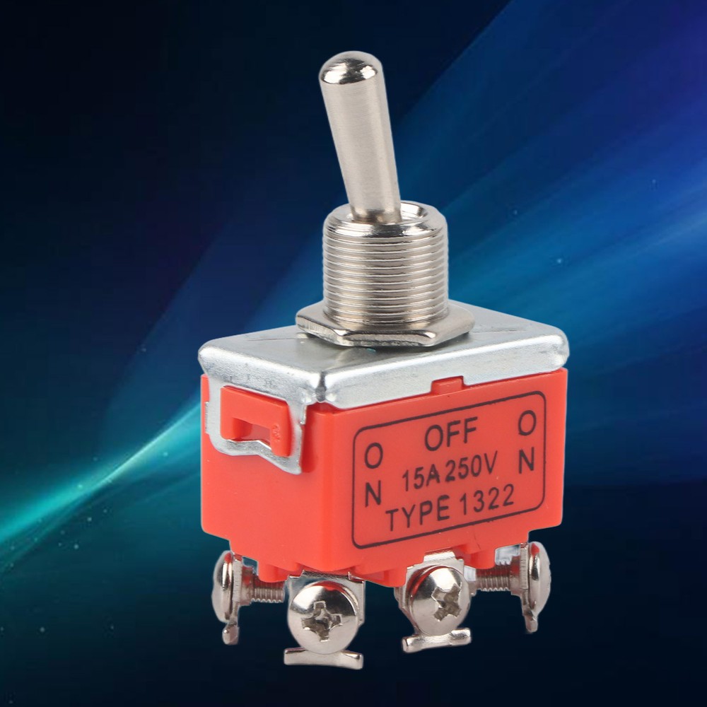 2 Pcs 250V 15A DC Motor Switch 3 Position Forward - Stop - Reverse Toggle Switch