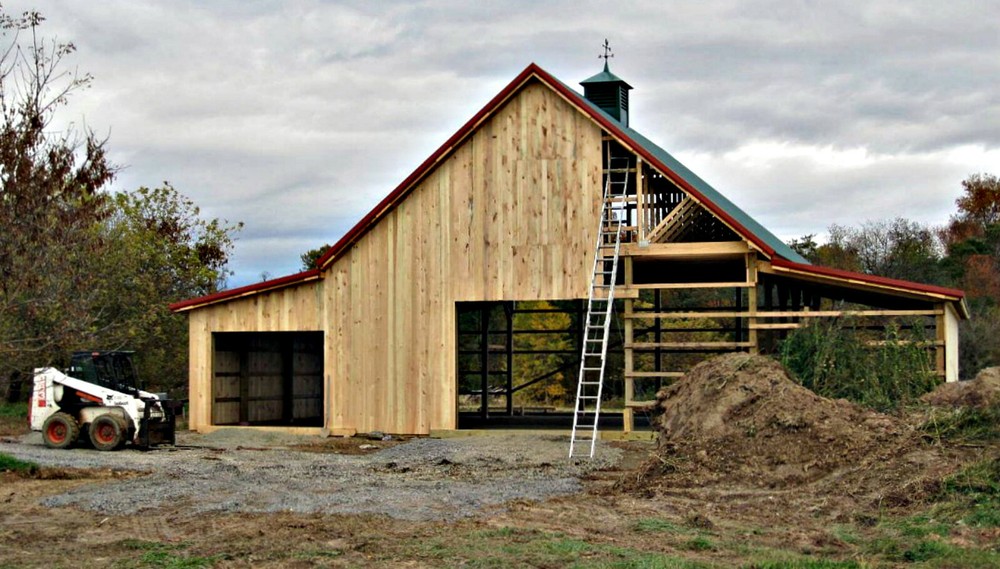 12 Pole-Barn Layouts with Lofts - Complete Construction Plans (B6)