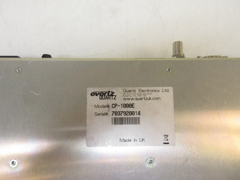 Evertz CP-1000E Intelligent Router Control Panel Routing Switch CP1000E