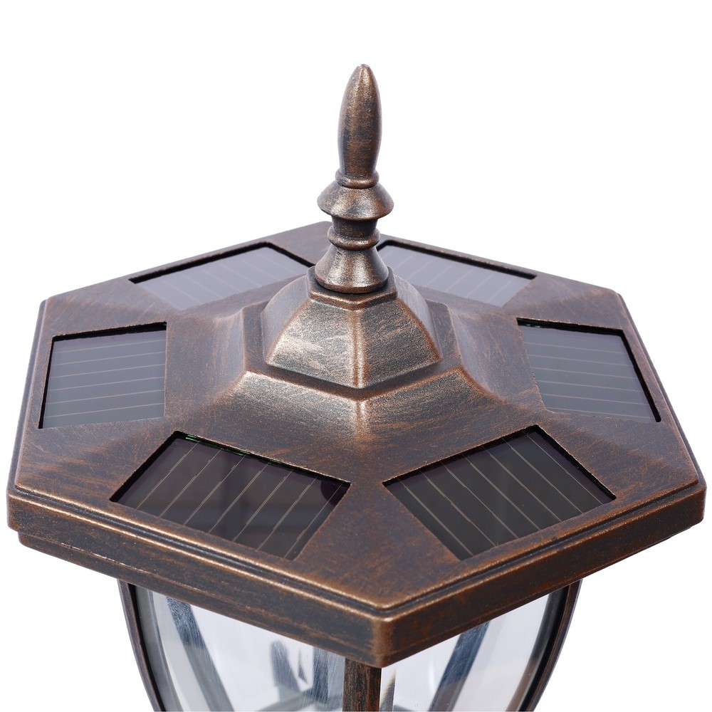 Mailbox/Post Light Combination Kit, Heavy Duty Cast Aluminum Mail Box, Modern