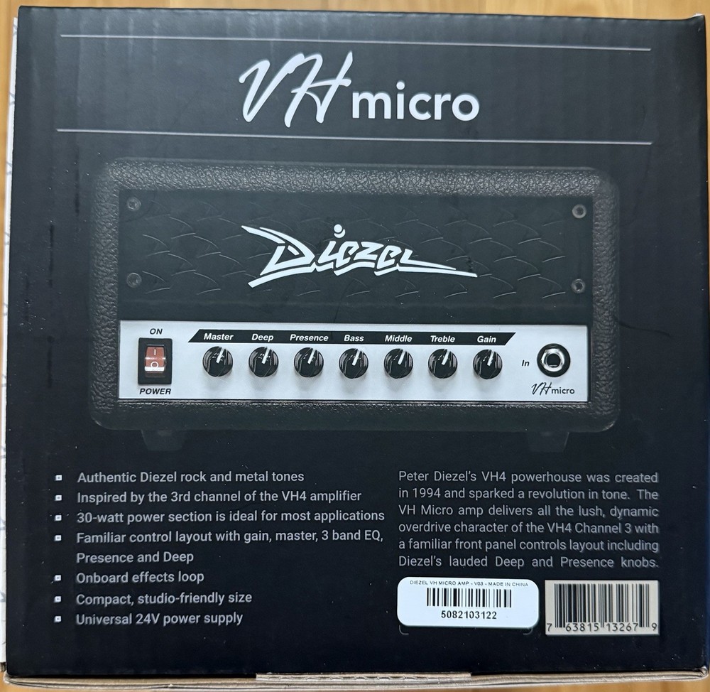Diezel VH Micro 30W Guitar Amplifier Head