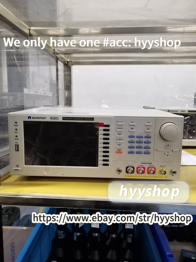 1PCS MICROTEST 6020 Precision Impedance Analyzer /hyy