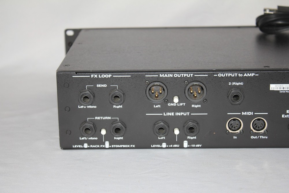 Avid Eleven Rack 9100-59335-01 Multi Effects Processor Interface