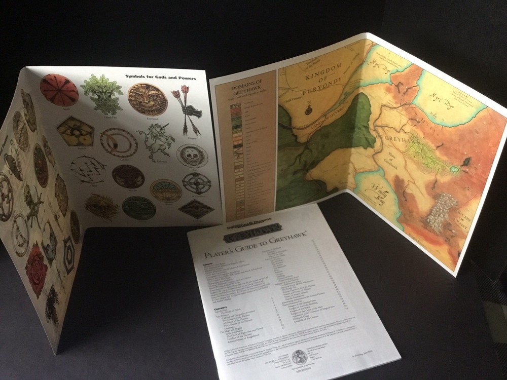 Advanced Dungeons & Dragons Greyhawk: Player's Guide - VG condition 9578
