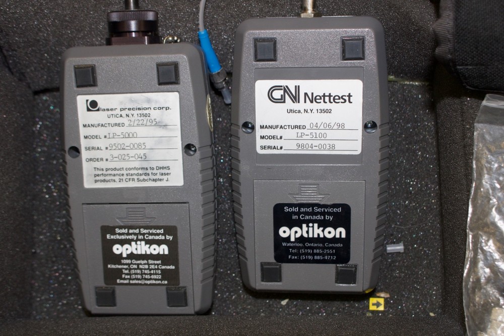 FIBER OPTIC POWER LP-5000 and LIGHT SOURCE LP-5100