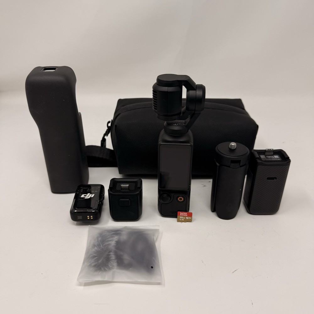 DJI Osmo Pocket 3-Axis Stabilizer and 4K Handheld Camera Creator Combo