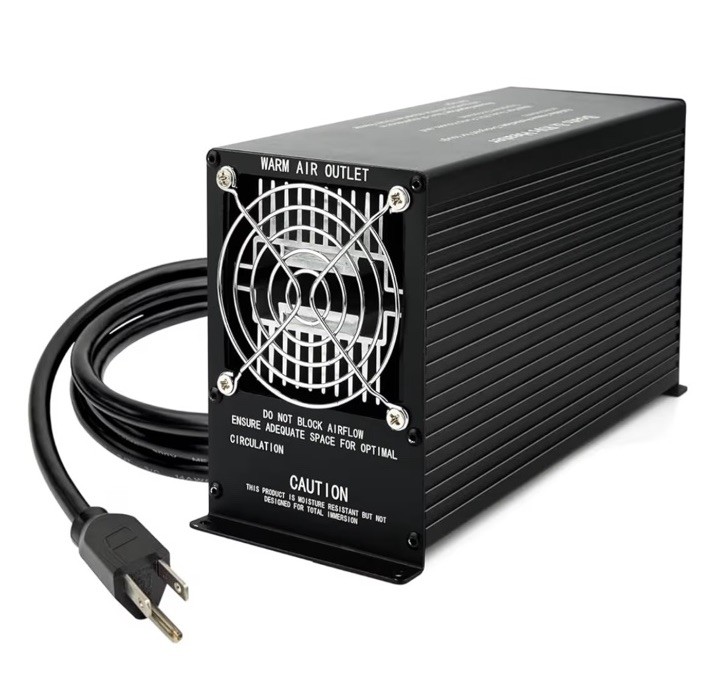 Boat Engine Compartment Heater 800W with Self-Regulating PTC Element & Automatic
