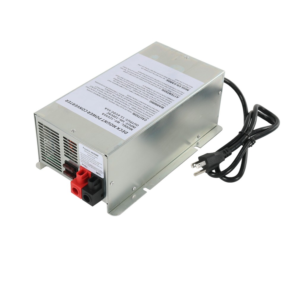Converter 55 Amp Deck Power Converter Charger For RV Trailer Camper 12V WF-9855