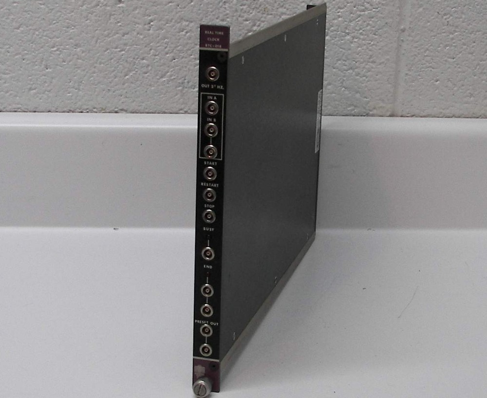 STANDARD RTC-018 REAL TIME CLOCK CAMAC MODULAR