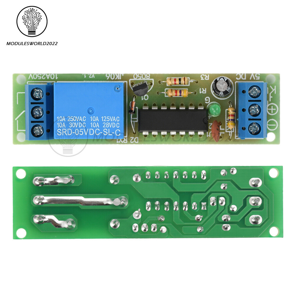 DC5V Bistable Relay Module Single Button Relay Module Car Modification Switch