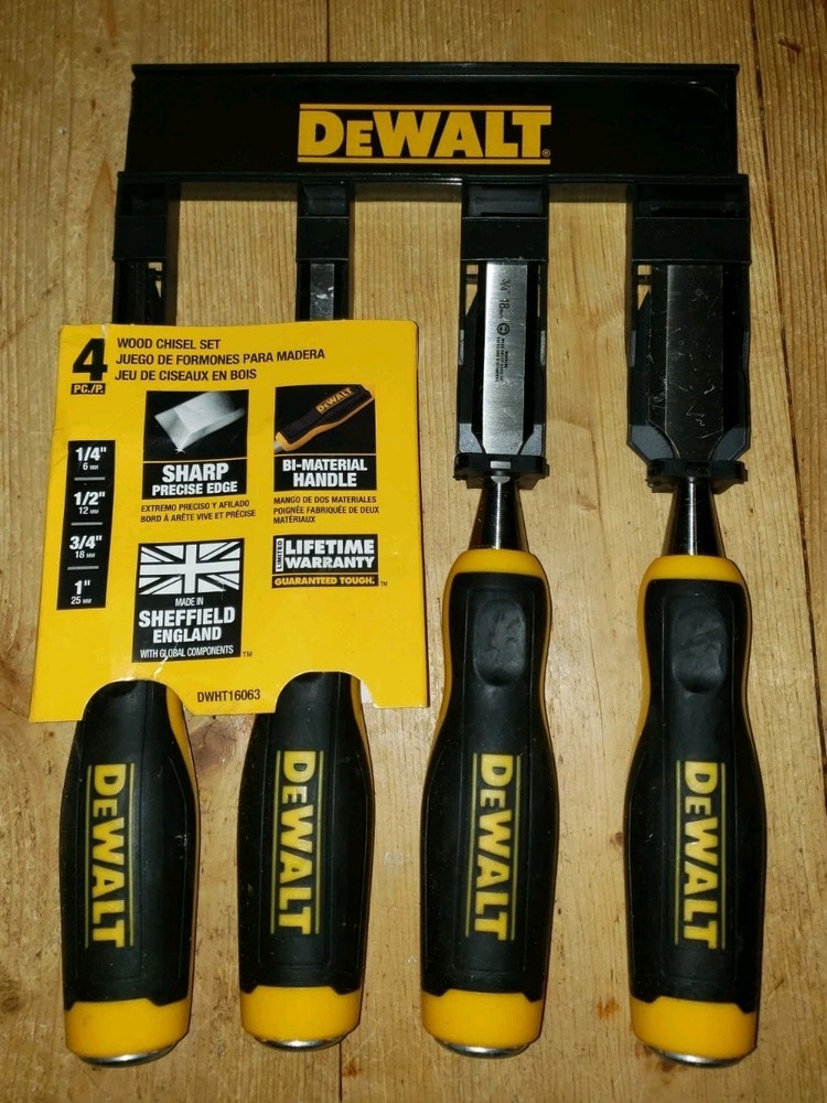 DEWALT Wood Chisel Set (4-Piece)