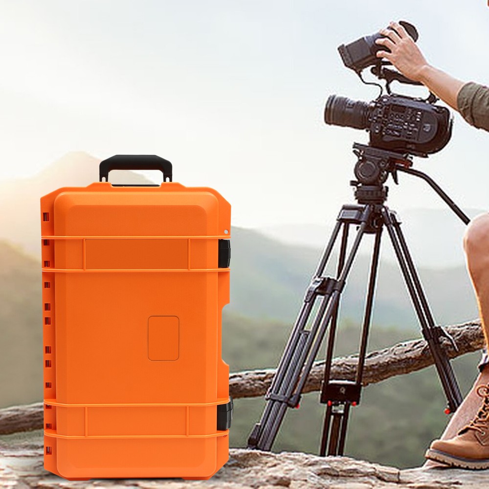 Camera Box Storage Protect Roller Hard Carry Case Waterproof Camera Box Case