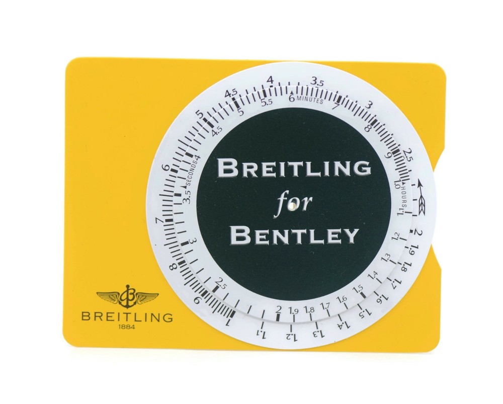 Breitling Bentley Slide Rule Booklet