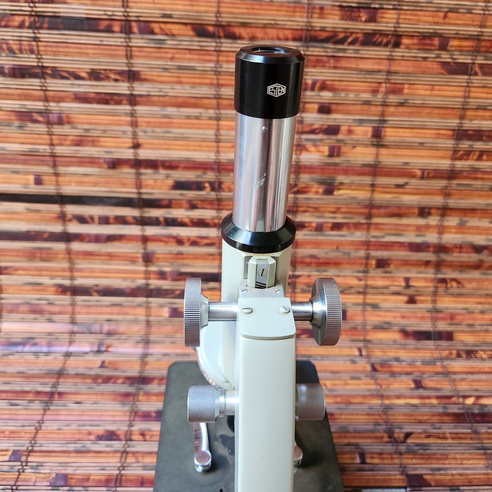 ESTEN MICROSCOPE NO. 652502 - Made in Japan, VERY SOLID CONSTRUCTION