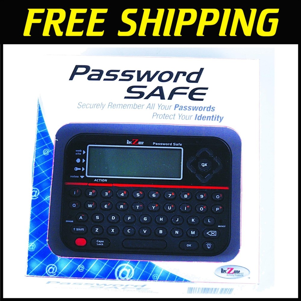 Portable Password Vault with QWERTY Keyboard