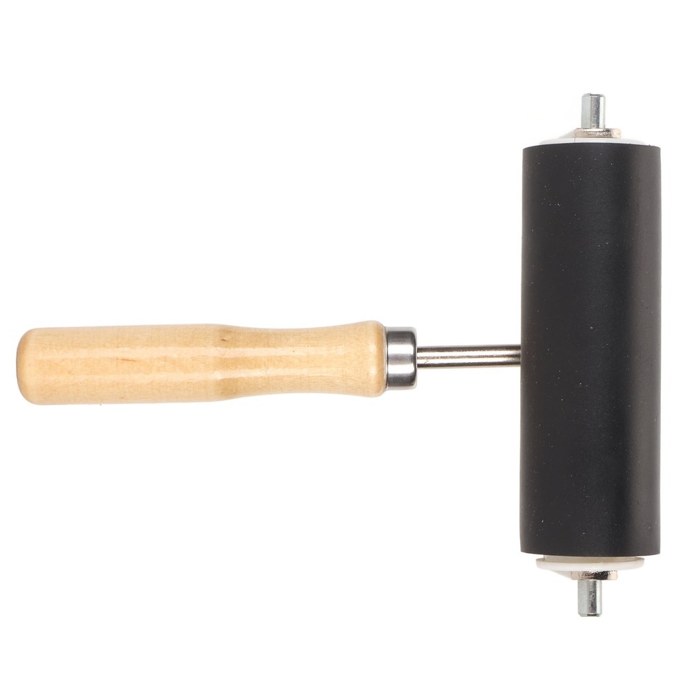 Rubber Brayer Roller Sturdy Wide Ink Roller For Printmaking Stamping