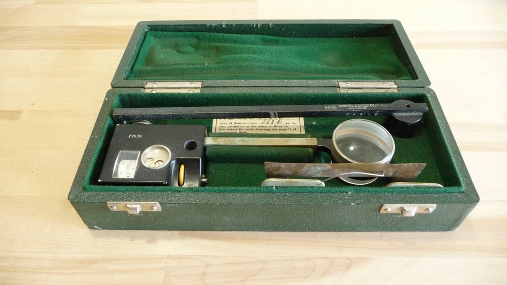 K+E KEUFFEL & ESSER CO Model 4236 COMPENSATING POLAR PLANIMETER