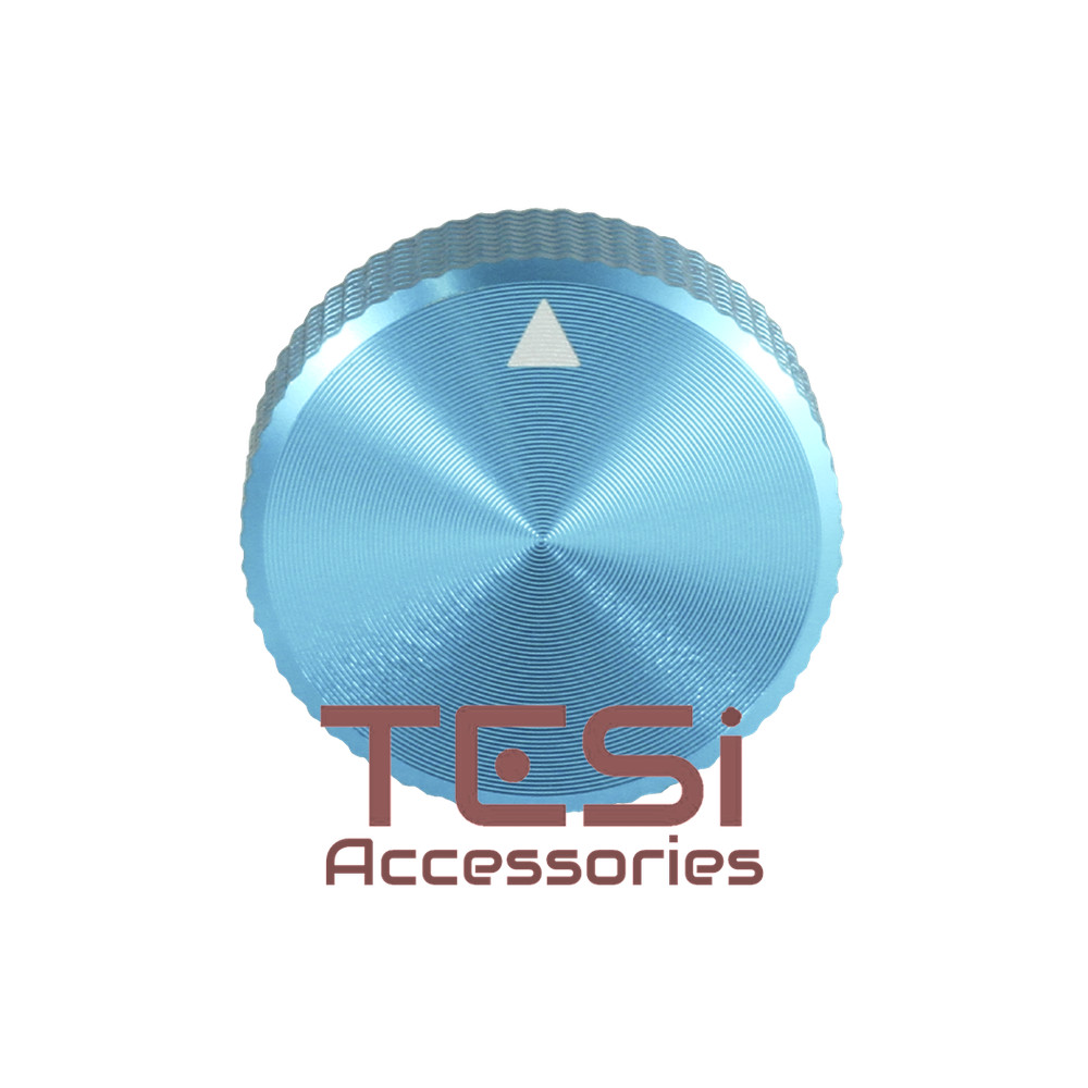 Tesi Premium Aluminum Guitar Knob Anodized Blue
