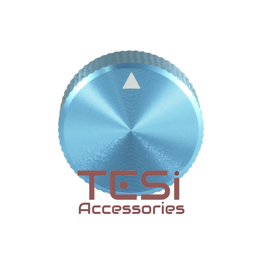 Tesi Premium Aluminum Guitar Knob Anodized Blue
