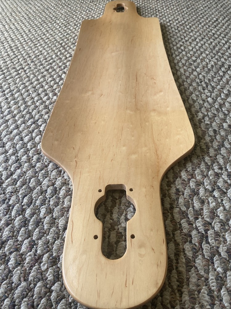 Drop through￼ Longboard With Micro Drop 40”X9.5” Cold Pressed Canadian Maple