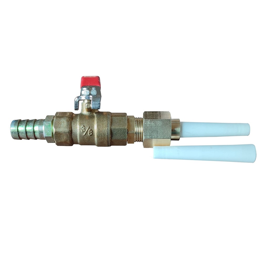 Ceramic Sandblasting Assembly: Nozzle Tip (1/8" ID), Bracket, Brass Ball Valv...