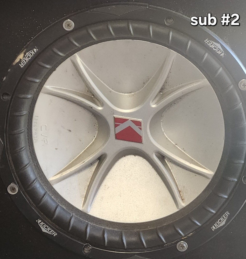 Kicker 07CVR124  Preowned 2 Available Price Per Sub