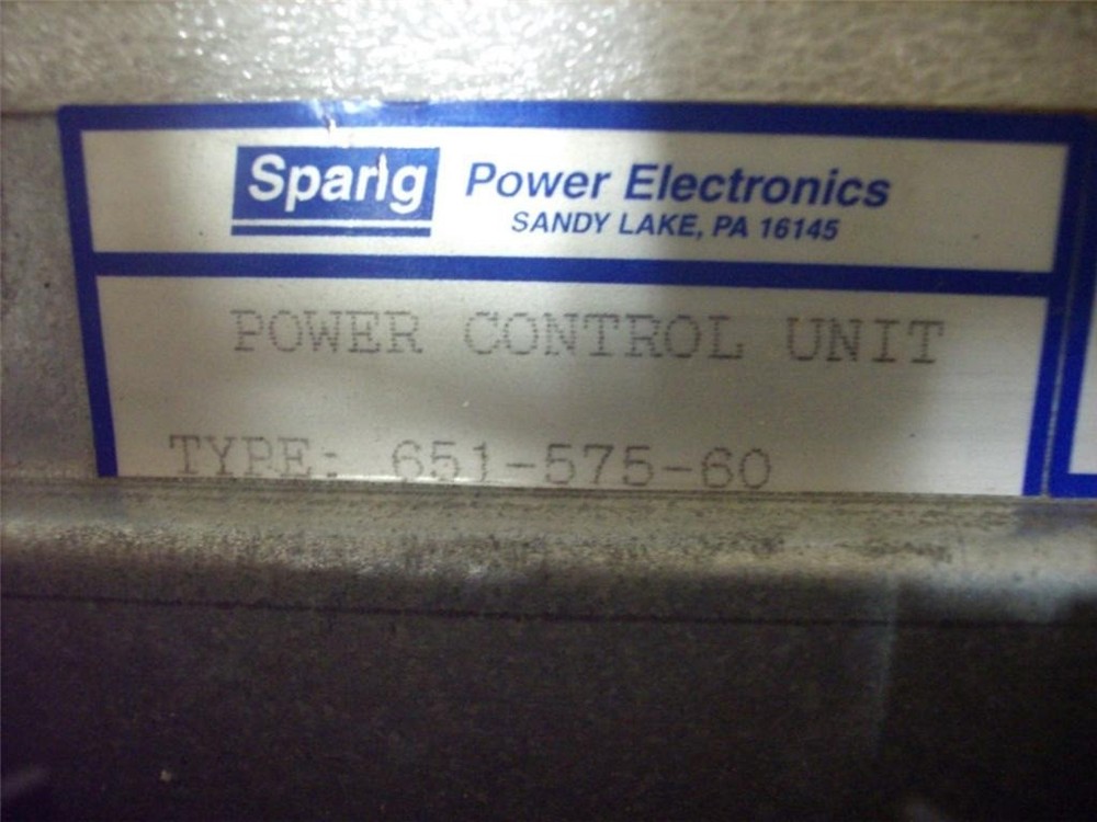 Spang 651-575-60 Power Control Unit - 1-Phase 60A / AC Output