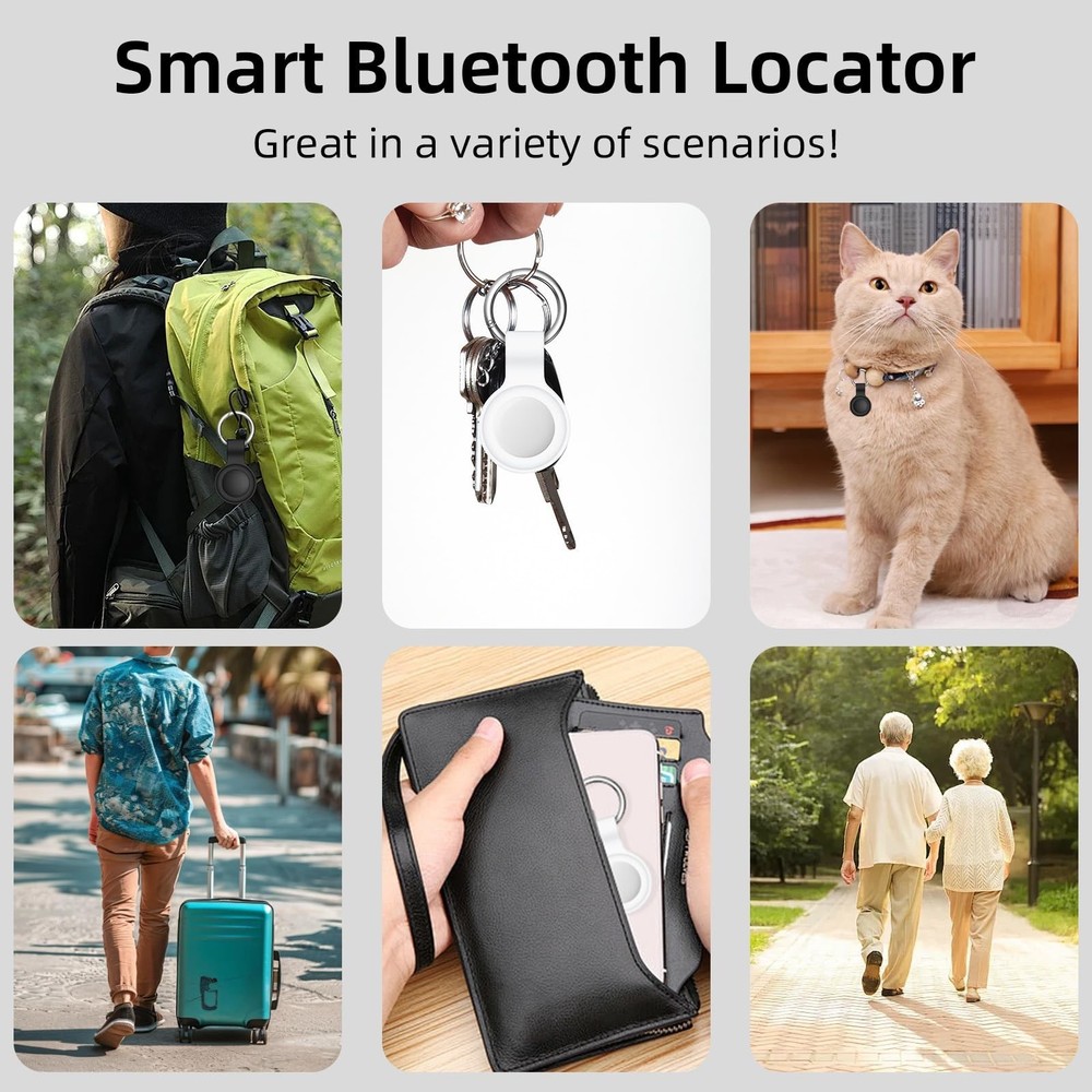 2025 New [Apple MFi Certified] (iOS Only) Air Tracker Tags-4 Pack, Bluetooth ...