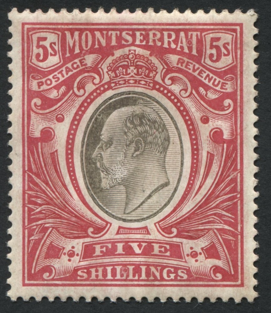Montserrat 1907 SG.33 M/M