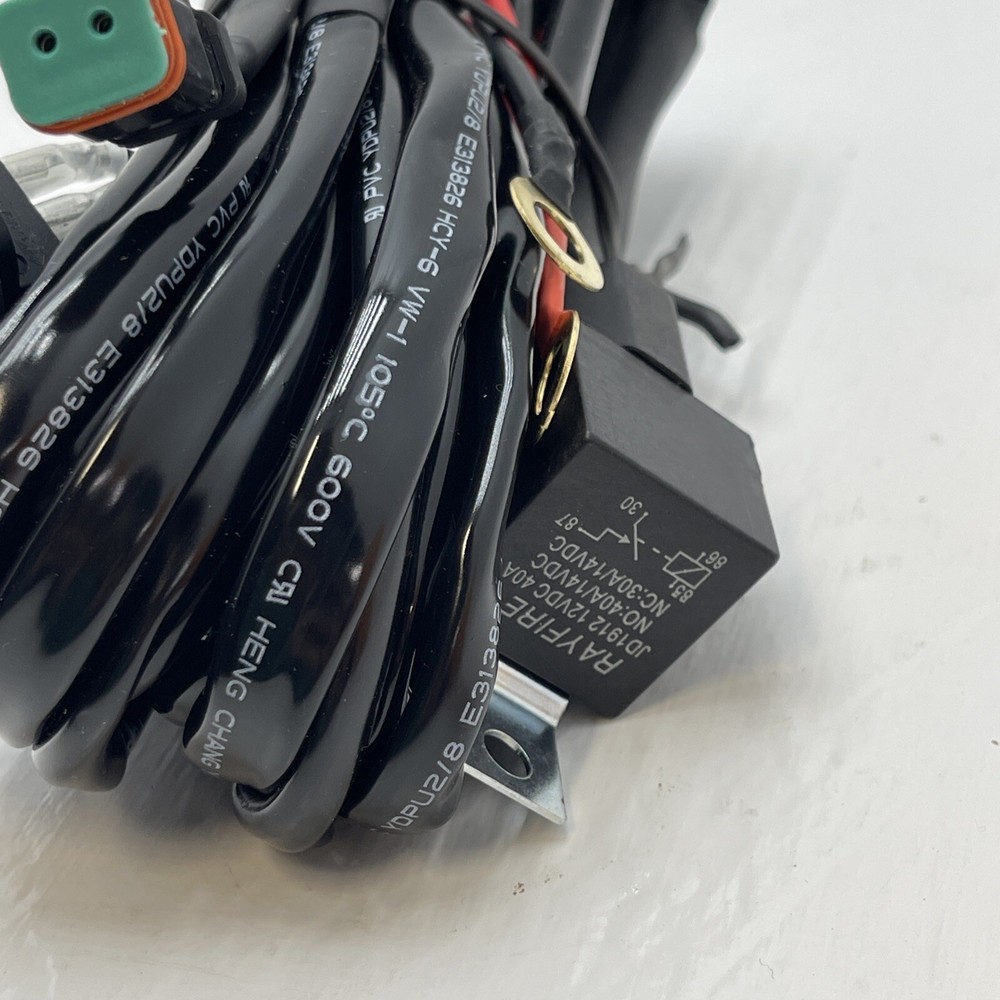 LED Light Bar Wiring Harness, DT 1, For 12V Lighting
