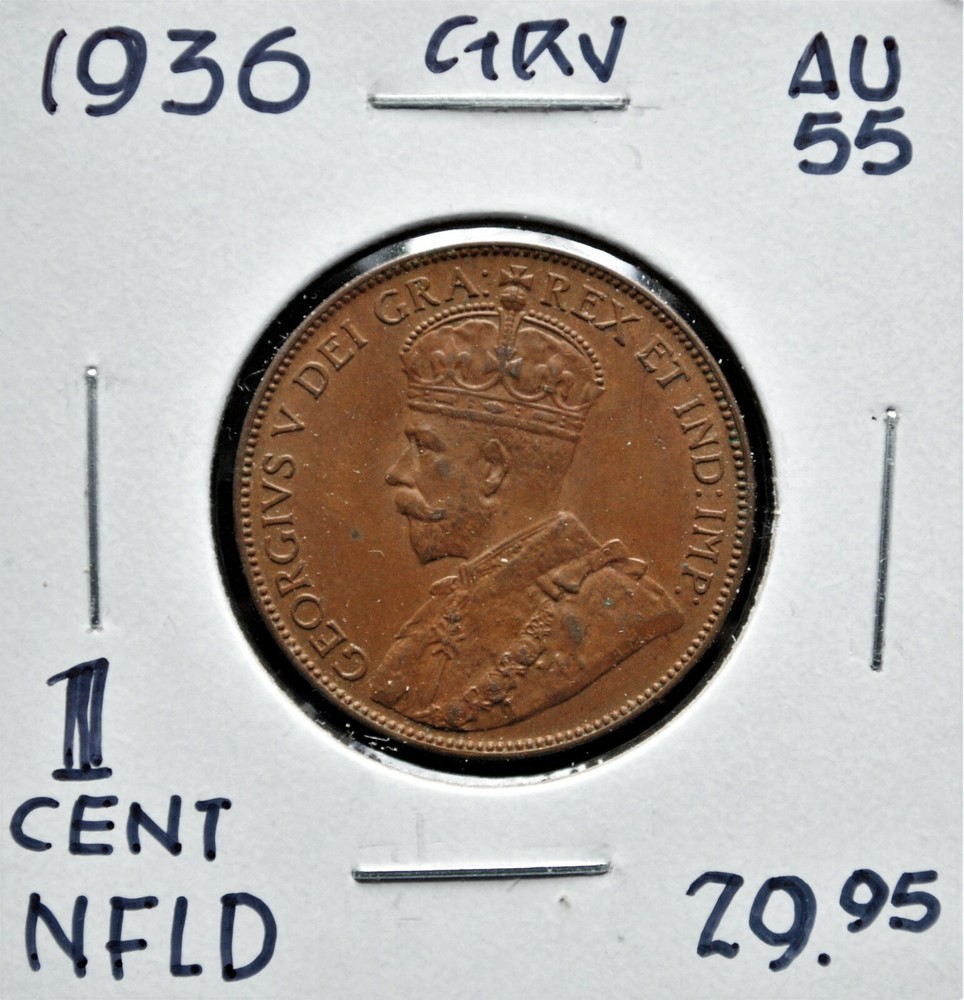 1936 Newfoundland One Cent