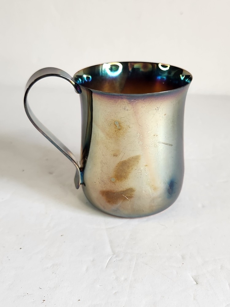 Wallace Silverplate Cup w/ sticker