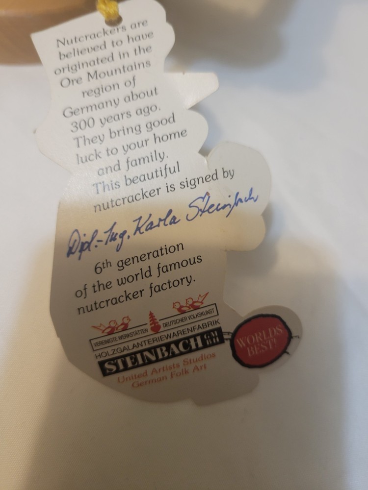 steinbach nutcracker signed
