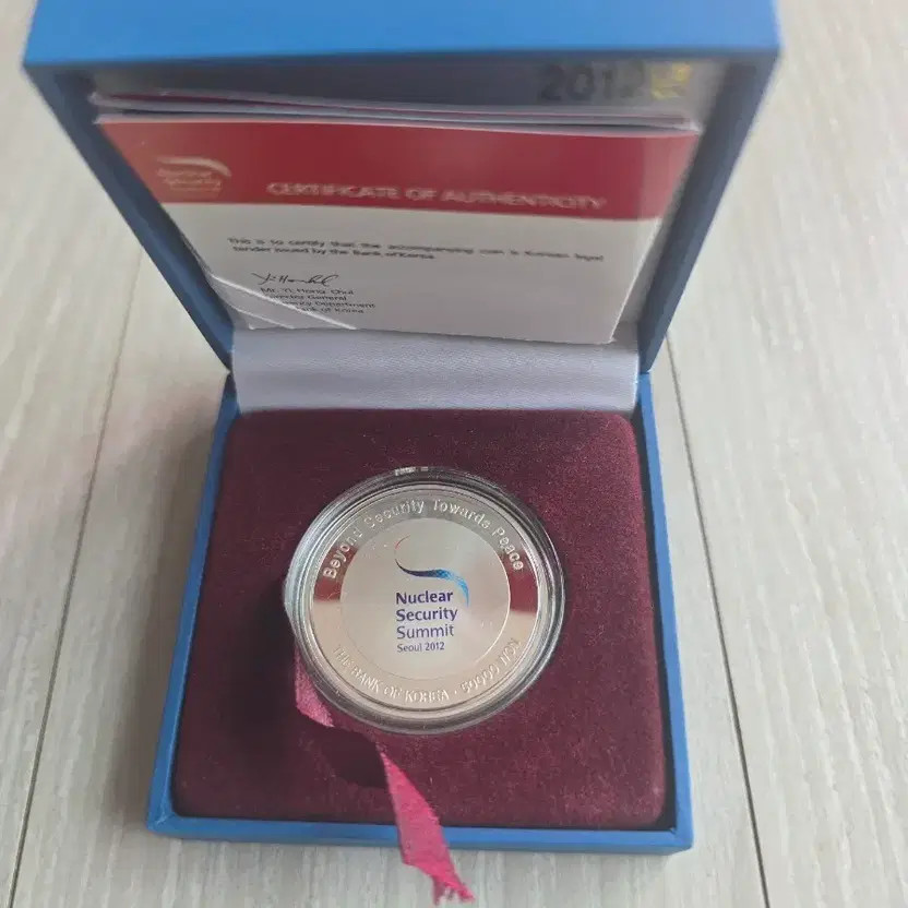 2012 Seoul Nuclear Security Summit Commemorative Coin Official
