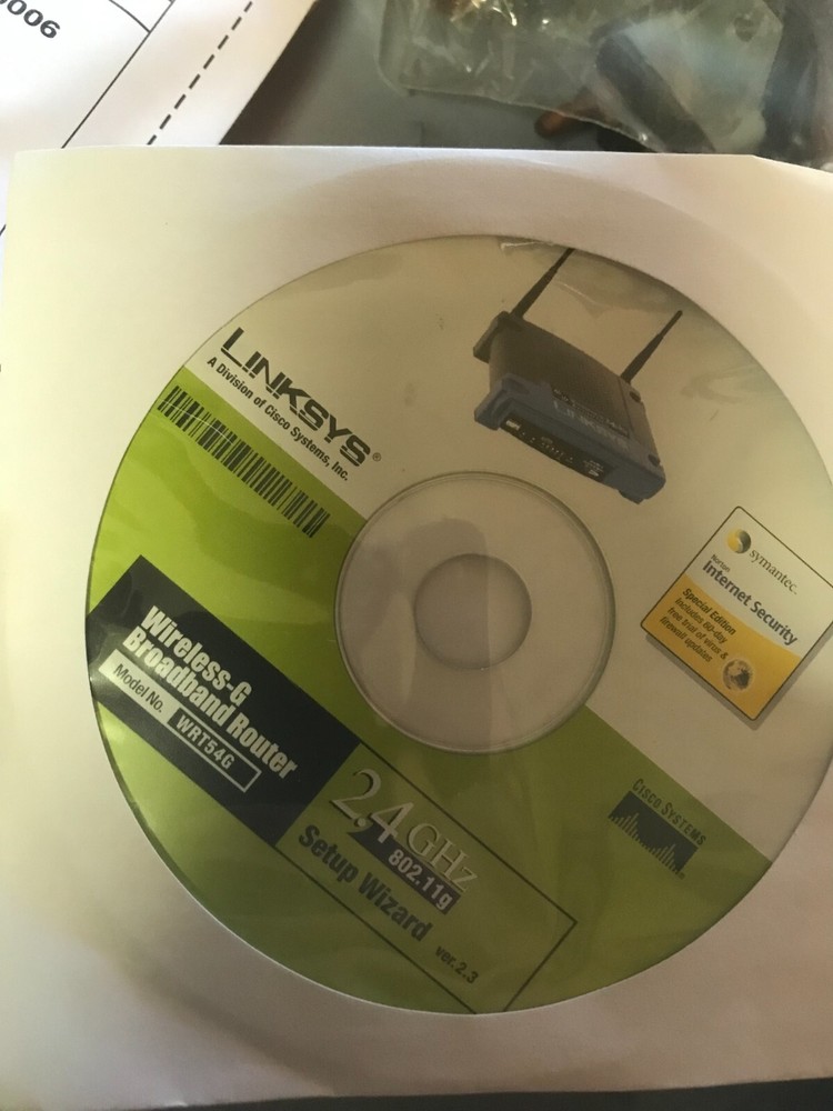 Linksys WRT54G V8 Wireless Router