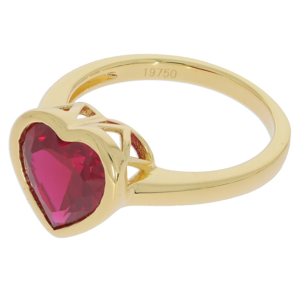 Sterling Silver Semi Mount Ring Setting Heart HT 10x10mm