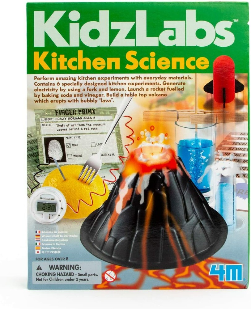 Kitchen Science Containing 6 Experiments Kidz Labs Fun Science Product 4M New