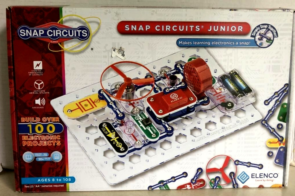 Elenco Snap Circuits Jr SC-100 Experiment Electronics Discovery Educational Kit
