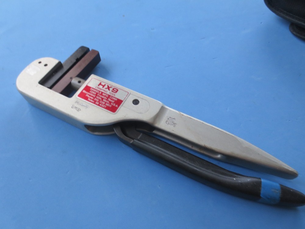 DMC HX9 Open Frame Crimp Tool with Y579 Die Set for 3M Scotchflex ★ Nice Tool ★