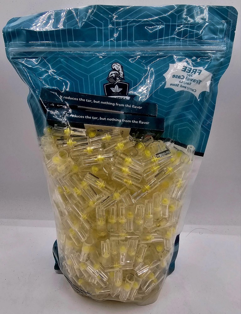 TAR Shield Cigarette FILTERS - 600 Bulk Edition Disposable Filter, Clear
