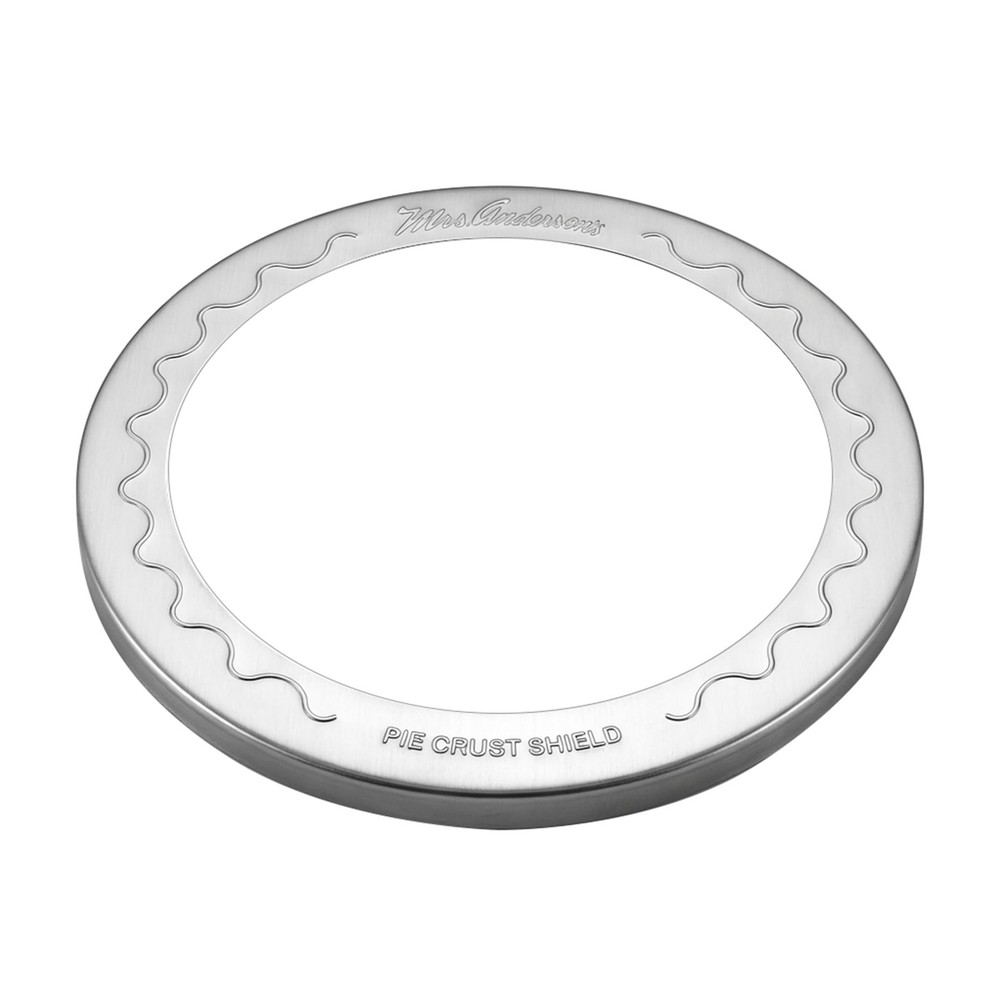 Mrs. Anderson's Baking Pie Crust Protector Shield, Fits Up To 9-Inch, Clear