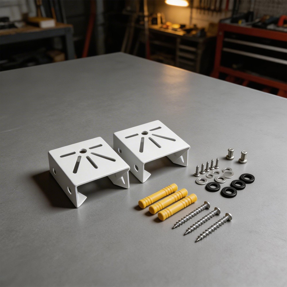 Surveillance Camera Corner Bracket - Wall Mounted for CCTV Installations