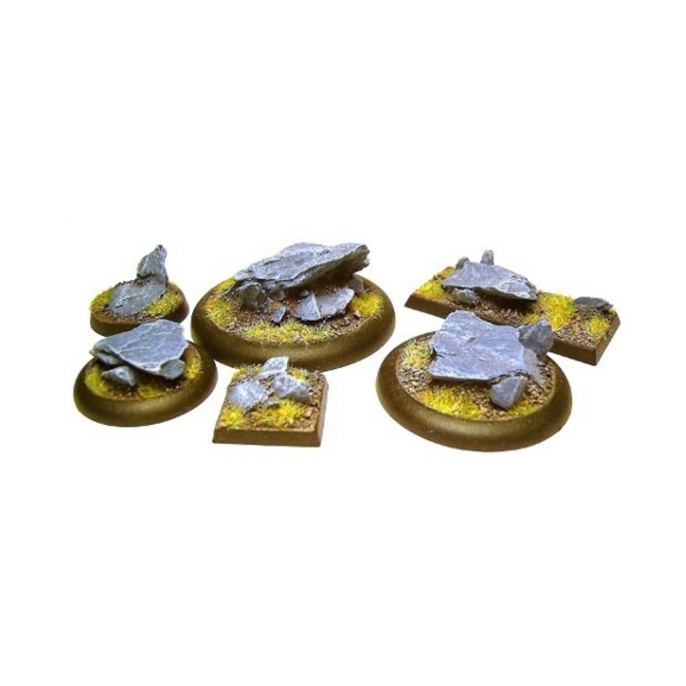 Kromlech Mini Base Basing Kit - Slate Pack New