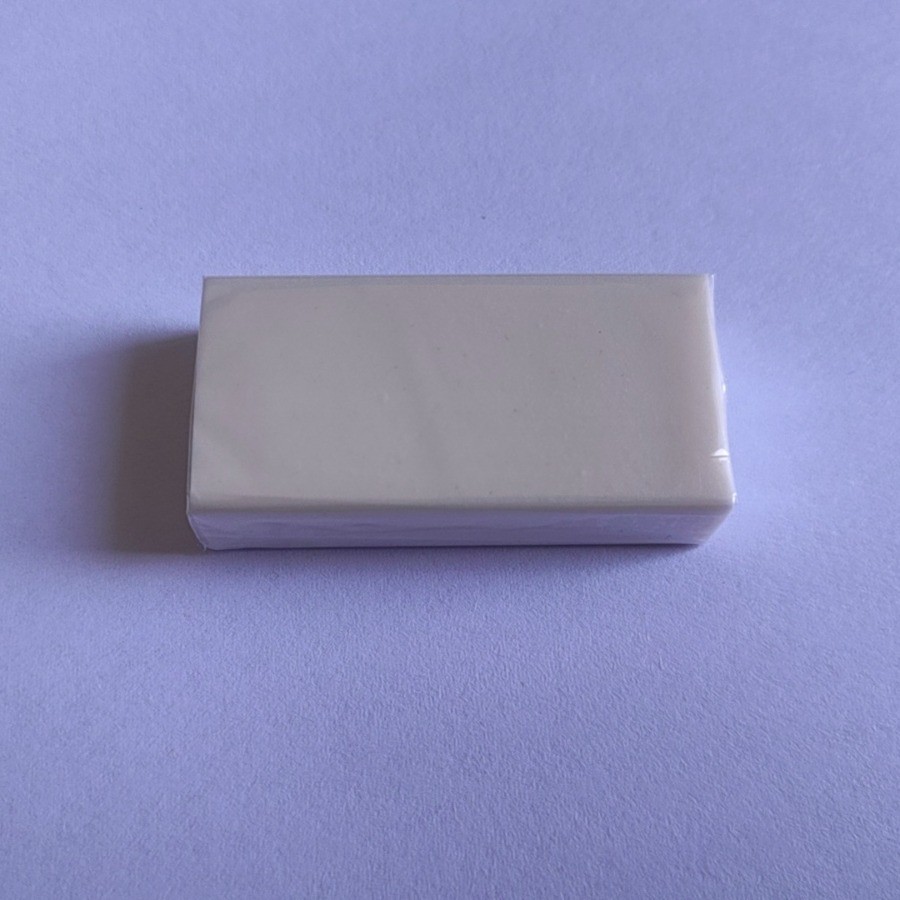 Pencil with white eraser, environmentally friendly material eraser