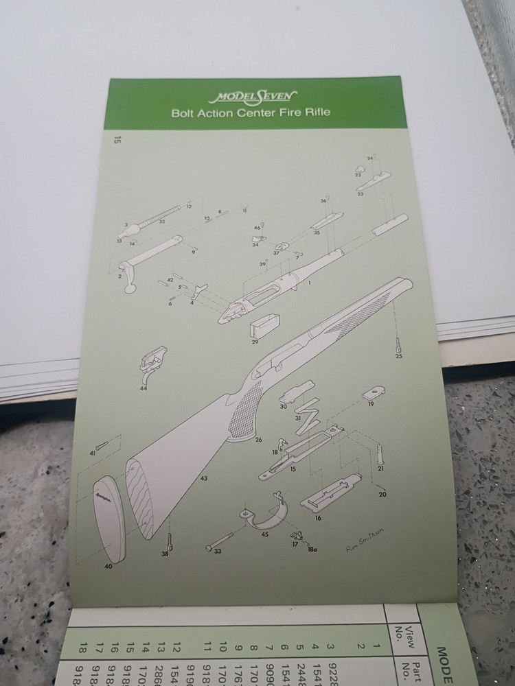 Remington Model Seven Bolt Action Owners Manual