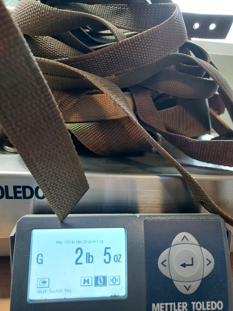 Nylon Sawbuck Saddle straps