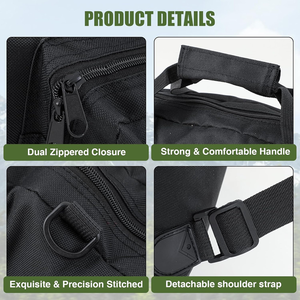 Compound Bow Case Soft Bow Padded Case Lightweight Carry Bag with Arrow Pocket a